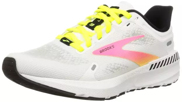 Running Shoes Lightweight Launch GTS 9 cm B [Brooks] White_Women s 24.0