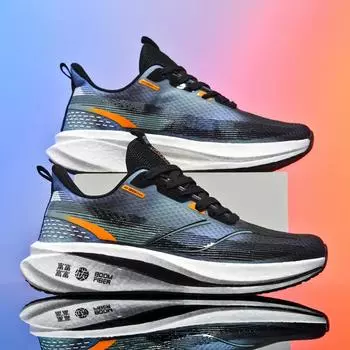 Running Shoes Men Flat Mesh Breathable Summer Fashion Non-slip Outdoor Athletic Shoes 2025 New Trendy Male Sneakers Big Size 39