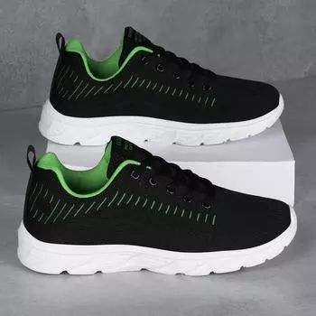 Running shoes men s 2025 spring new lightweight running shoes non-slip soft-soled breathable mesh shoes shock-absorbing casual sports men s shoes 39