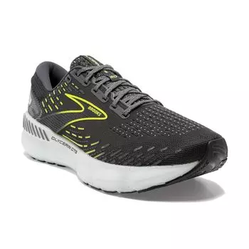 Running Shoes Sneakers Glycerin GTS20 BRM3833 cm D [Brooks] Men s Black/Yellow 25.0
