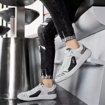 Running Sports Flat Man Shoe Safety Slip-on Casual Shoes for Men Breathable Classic Original Luxury Sale Common Leisure Sneakers 39