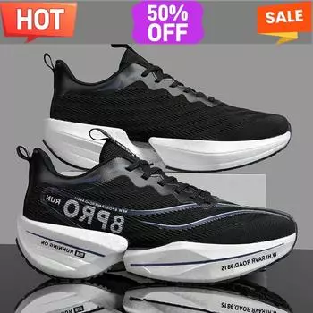 Running Sports Shoes Men Casual Marathon Carbon Plate Air Cushion Ultralight Women s Comfortable Athletic Nonskid Tenis Sneakers 36