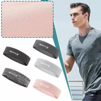 Running Sweat Absorbing Sports Hair Band Yoga Breathable Women s Band Hair Band Basketball Anti U3S7 A-One size