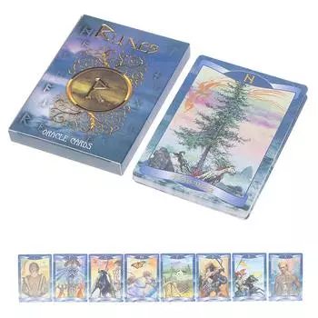 Руны Oracle Card Таро Семейная вечеринка Пророчество Гадание Настольная игра Психическая карта