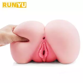 RUNYU 3D большая задница 3,6 кг секс-куклы силиконовая искусственная вагина киска мужской мастурбатор сексуальные игрушки для взрослых для мужчин 18+