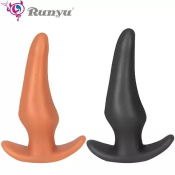 RUNYU Мягкая Анальная пробка Анальная Анальная пробка Большой анальный расширитель Анальный фаллоимитатор Мастурбаторы Секс-игрушки S