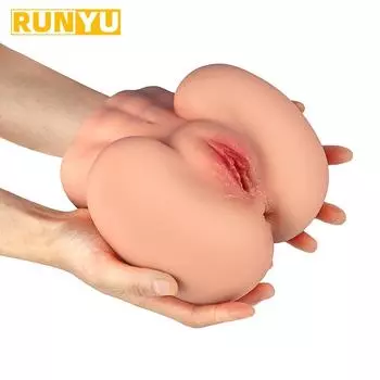 RUNYU Вагина для мужчин Секс-игрушки Карманная искусственная вагина Мужской мастурбатор Мягкая силиконовая кукла для мастурбации