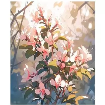 RUOPOTY 40x50 см картина по номерам цветы Краска для рисования художественный подарок DIY картины по номерам наборы для рисования на холсте дома 40x50cm NO Frame