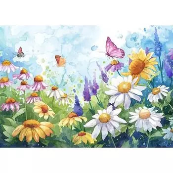 RUOPOTY акриловая краска по номерам для взрослых цветы холст картина настенная художественная картина раскраска по номерам домашний декор стены 40x50cm NO Frame