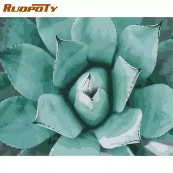 Ruopoty безрамная картина с животными, цифровая картина «сделай сам», по номерам, акриловая картина, холст, настенное искусство, домашний декор для декора гостиной