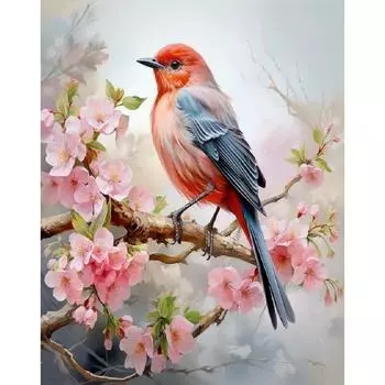 Ruopoty Diy картина по номерам птицы на холсте с рамкой Diy Kit для взрослых ручная роспись маслом раскраска домашний декор 40x50cm NO Frame