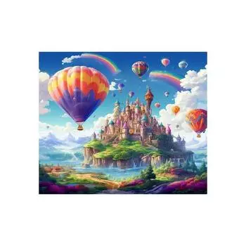 Ruopoty DIY картина по номерам воздушный шар холст картина домашний декор набор красок для ручной работы пейзаж подарок взрослые ремесло 40x50cm NO Frame