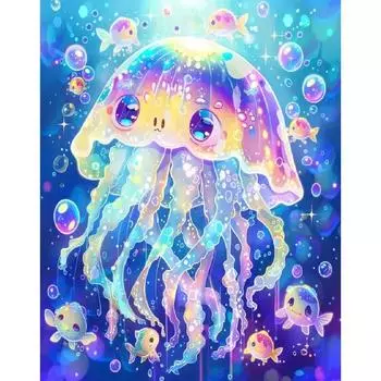 RUOPOTY DIY краска по номерам для взрослых красочные животные ручная роспись картина коала раскраска по номерам наборы домашний декор Diy Gif