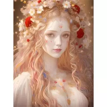 Ruopoty DIY рамка для рисования по номерам аниме наборы для девочек для взрослых рисунок краска по номерам ручная краска цифровая живопись DIY подарок 40x50cm NO Frame