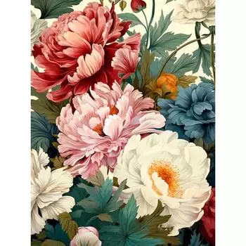 Ruopoty Diy Рамка для рисования по номерам 40x50 см, наборы, цветочная живопись, рисунок по номерам для взрослых, для начинающих, Kill Time 40x50cm NO Frame