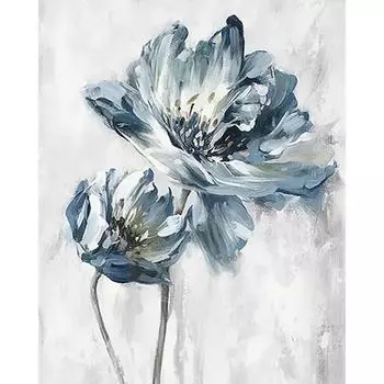 Ruopoty Frame Diy Картина по номерам Розовые розы Цветы на холсте Ручная роспись маслом Kill Time Акриловая краска для дома 40x50cm NO Frame