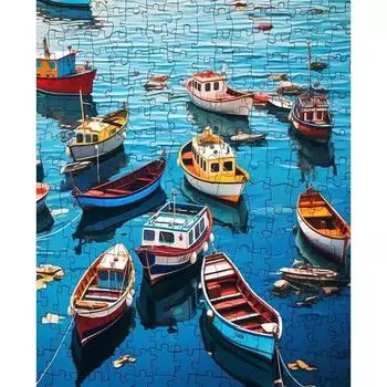 RUOPOTY Картина маслом по номерам, парусники на холсте, настенное искусство ручной работы, акриловые краски, подарочные картины по номерам, настенный декор, подарок 40x50cm NO Frame