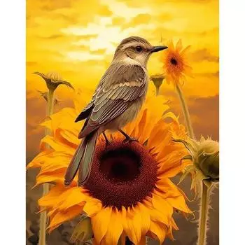 Ruopoty картина маслом по номерам слон птицы для взрослых холст картины цветы подарок «сделай сам» ручная работа картина краска Starte