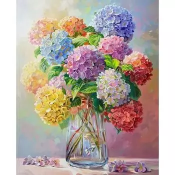 RUOPOTY Картина по абстрактным номерам цветы Картина Оригинальные подарки Декоративные картины Художественные принадлежности Декор стен