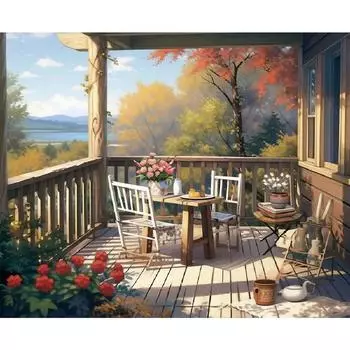 Ruopoty картина по номерам для взрослых наборы «сделай сам» ручная роспись с рамкой на холсте картина маслом рисунок раскраска по номерам подарок 40x50cm NO Frame