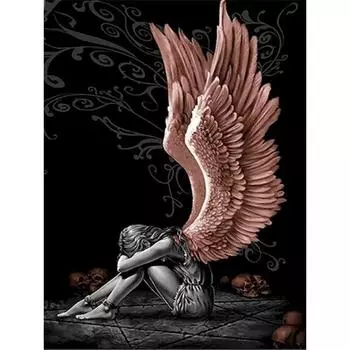 Ruopoty картина по номерам наборы для девочек DIY картина по номерам портретный рисунок на холсте ручная роспись художественный подарок украшение дома 40x50cm NO Frame