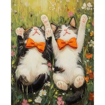 RUOPOTY Картина по номерам Раскраска по номерам Раскраска по номерам Акриловая краска Картины ручной работы Подарок Картина маслом на холсте для взрослых 40x50cm NO Frame