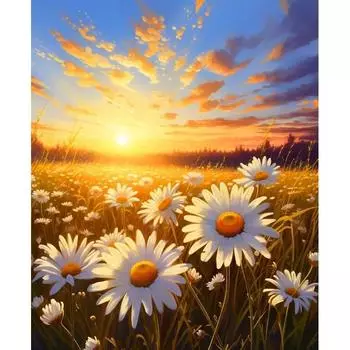 Ruopoty картины по номерам закат Diy рамка картина по номерам город на холсте DIY украшение дома подарок 40x50cm NO Frame