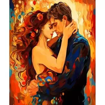 Ruopoty краска по номерам для влюбленных 40x50 см рамка для картин по номерам рисунок на холсте DIY украшение дома DIY подарок 40x50cm NO Frame