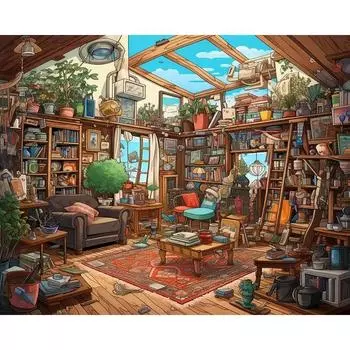 RUOPOTY краска по номерам, домашний пейзаж, рисунок на холсте, ручная роспись, художественный подарок, сделай сам, наборы картинок по номерам, домашний декор 40x50cm NO Frame