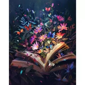 RUOPOTY наборы для рисования по номерам для взрослых, книжная краска на холсте, акриловая краска, настенная художественная картина, рисунок, раскраска по номерам для домашнего декора