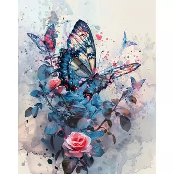 RUOPOTY Наборы для рисования по номерам «сделай сам», картина с цифрами, акриловый холст, ручная работа, подарок «сделай сам», домашний декор 40x50cm NO Frame