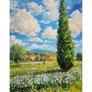 RUOPOTY Раскрашивание по номерам DIY поделки картины на дереве по номерам картины по номерам для дома и сада художественные принадлежности подарок 40x50cm NO Frame