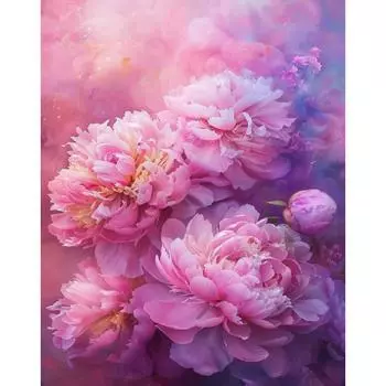 RUOPOTY Современная картина по номерам для взрослых, наборы цветов, раскраска по номерам, подарок «сделай сам», настенный декор на холсте, акриловые краски 40x50cm NO Frame