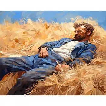 Ruopoty, современная картина по номерам, поделки своими руками, ручная роспись, масляная краска по номерам, домашний декор, подарок для взрослых, уникальный подарок 40x50cm NO Frame