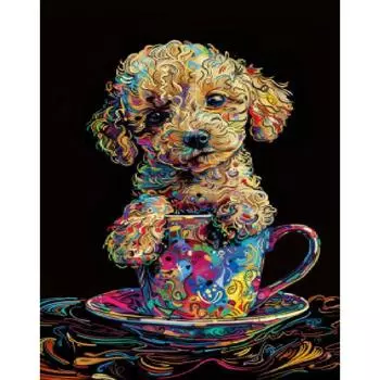 RUOPOTY Современные картины по номерам для взрослых, наборы для рисования по номерам, картины по номерам для собак, домашние сады для взрослых, подарочный набор «сделай сам» 40x50cm NO Frame