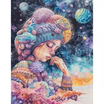 RUOPOTY женская DIY картина по номерам современная настенная художественная картина раскраска по номерам уникальный подарок краска по номерам 40x50cm NO Frame