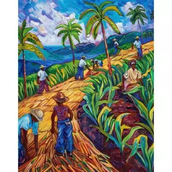 RUOPOTY Живопись по номерам на холсте Cultivate Picture Рисование по номерам Декор стен Diy Подарки для взрослых Поделки Расписанные вручную картины 40x50cm NO Frame