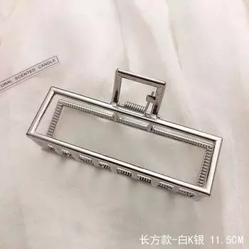 Ruoshui Женские Новинки Необычные Неровные Заколки для Волос Панк Стиль Металлические Серебристые Зажимы для Волос Заколки Женские Аксессуары для Волос Заколки для Волос Зажим для Волос