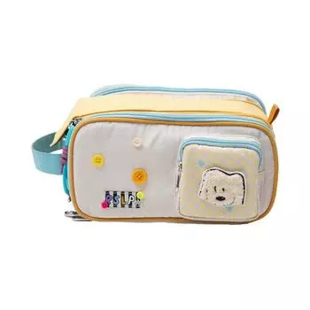 Ruosu Liangpin Cute Hand Travel Cosmetic Bag Repair dog big makeup bag 24309201