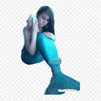 Русалка Русалочка Сирена Русалка Утюг на термопереносной печати виниловые нашивки наклейки для одежды DIY аппликации моющиеся нашивки