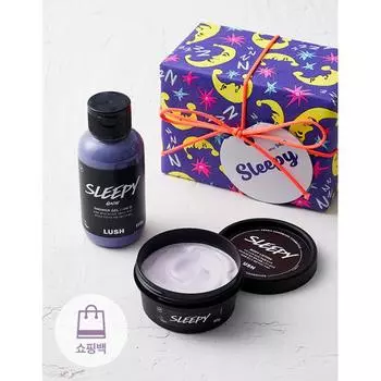 Rush Sleepy Gift + сумка для покупок включены Sleepy Shower Gel 110g + Sleepy Body Lotion 50g