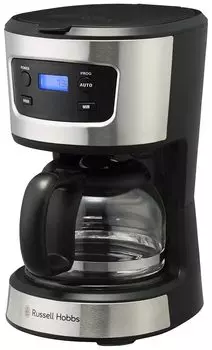 Russell Hobbs Basic Drip 7620JP 3 Month Extended Warranty Coffee Maker 5 Cups Smart No Electric Paper Filter Required Timer [Official]