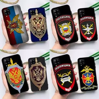 Чехол с логотипом Национальной полиции России для Samsung Galaxy A54 A34 A13 A23 A33 A53 A73 A12 A22 A32 A52 A51 A71 A14 Samsung A14