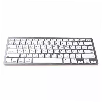 Русская мини-беспроводная тонкая клавиатура Bluetooth 3.0 для планшетов Mac Windows 1