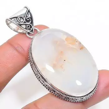 Русская подвеска из серебра 925 пробы «Дендрит» ручной работы 2,36 дюйма f1e29