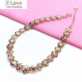 Русский фиолетовый золотой простой модный классический элегантный цветной золотой роскошный золотой полый браслет на руку ювелирные изделия для женщин