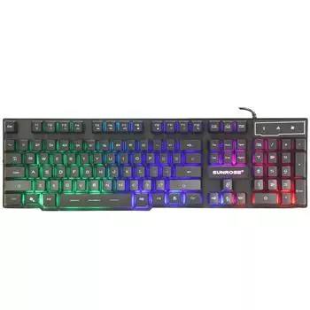 Русский метод ввода, USB 104 клавиши, 3-цветная подсветка, игровая клавиатура PlayGame Feel Russian input method