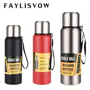 Русский открытый термос большой емкости термокружка колба для чая кофе термос военный стиль термос чашка 500ML серебряный