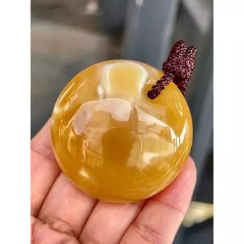 Русское куриное масло, красная пуговица «Принцесса Пинъань», восковая насыщенная текстура