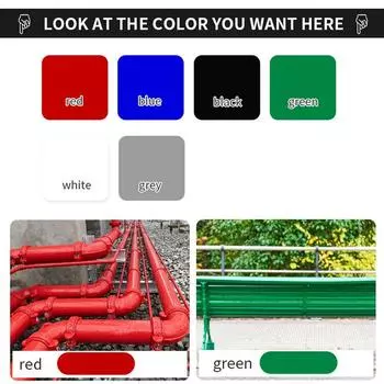 Rust Renovator 500 мл Металлический преобразователь ржавчины Водонепроницаемый Металлический преобразователь ржавчины Преобразуйте ржавчину в готовое покрытие Преобразователь ржавчины и чёрный